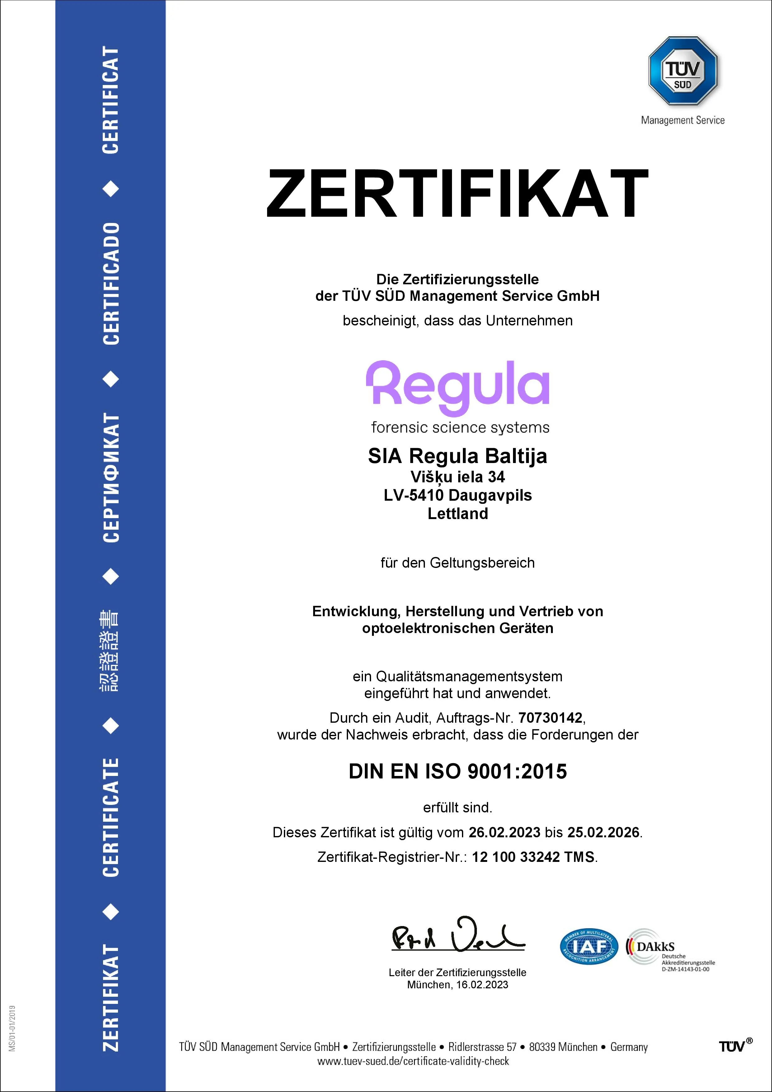 ISO 9001:2015